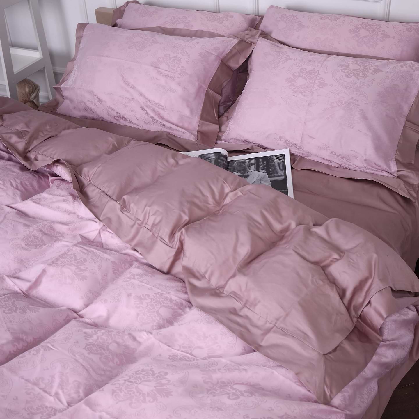 Комплект постільної білизни MirSon Satin Жакард Golden wheat 175х210 см (2200005395523)